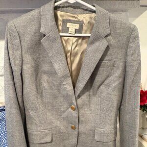 J. Crew gray wool Schoolboy blazer, 6
